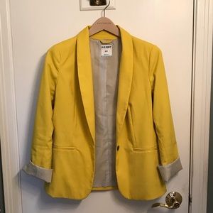 Old Navy Yellow Blazer